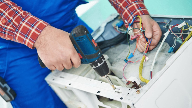 Darıca Viessmann Viessmann çamaşır makinesi kart tamiri – Su almama arızası orijinal parça ile giderildi. - Teknik servis örneği